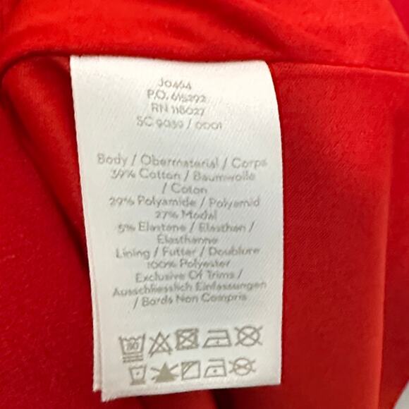 BODEN Alexandra Ponte Dress Post Box Red Sz 10R {3E18} - Picture 5 of 5